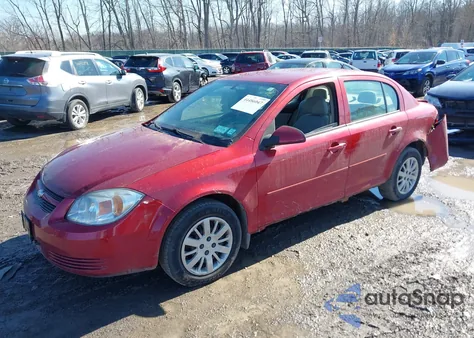 2010 Chevrolet Cobalt Lt из США, поврежденный, VIN 1G1AD5F52A7159970